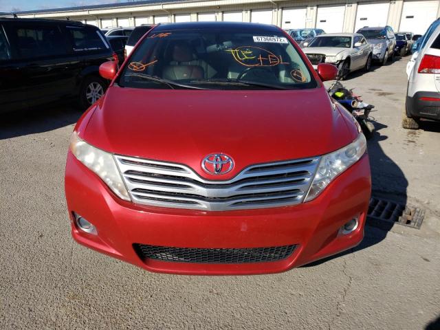 4T3ZK3BB9AU032671 - 2010 TOYOTA VENZA MAROON photo 5