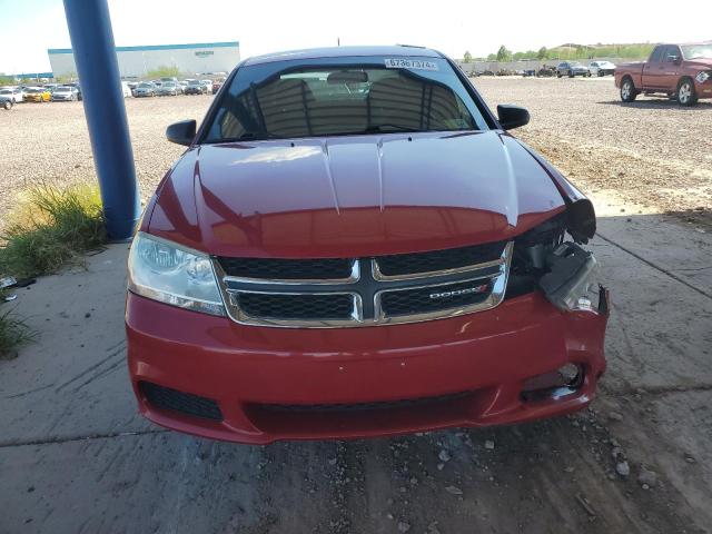 1C3CDZAB7DN563131 - 2013 DODGE AVENGER SE RED photo 5