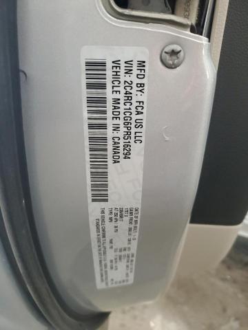 2C4RC1CG6PR516294 - 2023 CHRYSLER VOYAGER LX 银色 照片 13