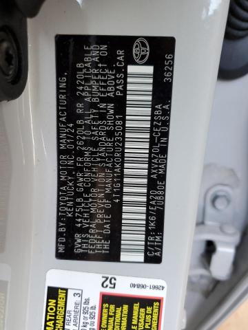 4T1G11AK0RU235081 - 2024 TOYOTA CAMRY SE NIGHT SHADE GRAY photo 12