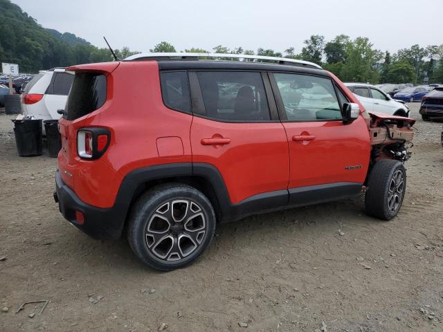 ZACCJBDT5FPB47251 - 2015 JEEP RENEGADE LIMITED RED photo 3