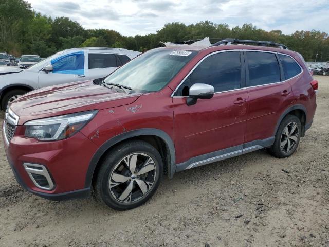 JF2SKAXC8MH510694 - 2021 SUBARU FORESTER TOURING RED photo 1