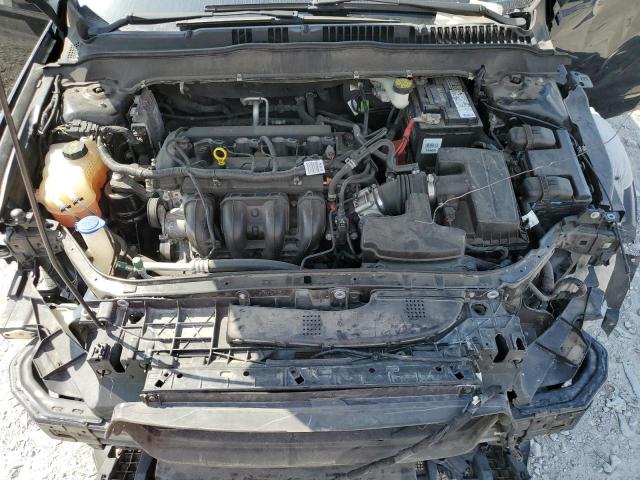 3FA6P0H71JR140525 - 2018 FORD FUSION SE BLACK photo 11