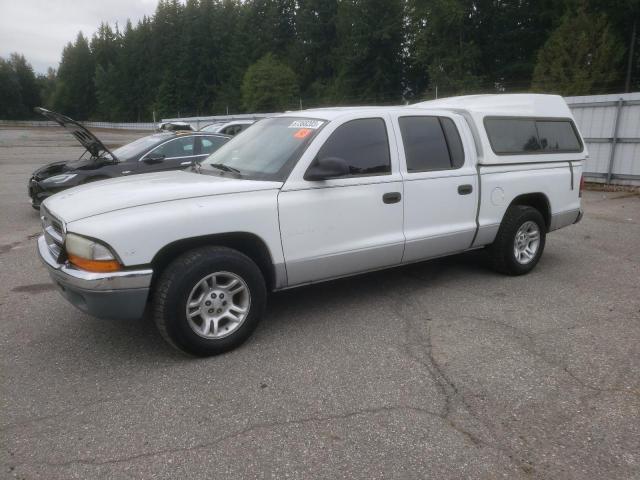 1B7HL2AN41S304194 - 2001 DODGE DAKOTA QUAD WHITE photo 1