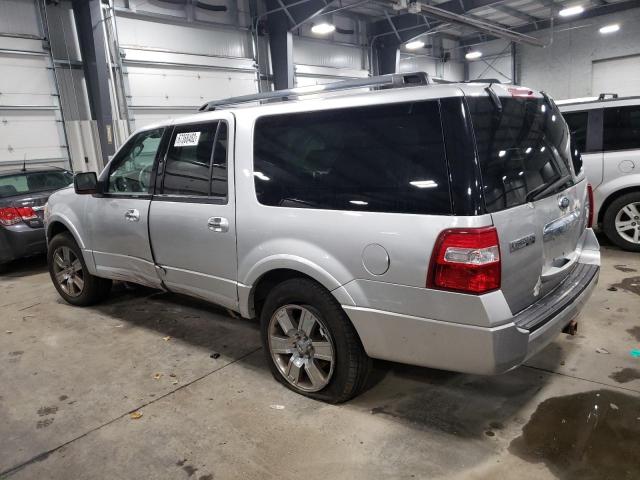 1FMJK2A51AEB72302 - 2010 FORD EXPEDITION EL LIMITED SILVER photo 2