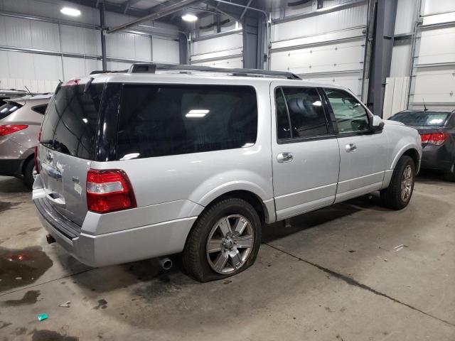 1FMJK2A51AEB72302 - 2010 FORD EXPEDITION EL LIMITED SILVER photo 3