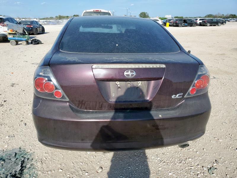 JTKDE167080270606 - 2008 TOYOTA SCION TC BURGUNDY photo 6