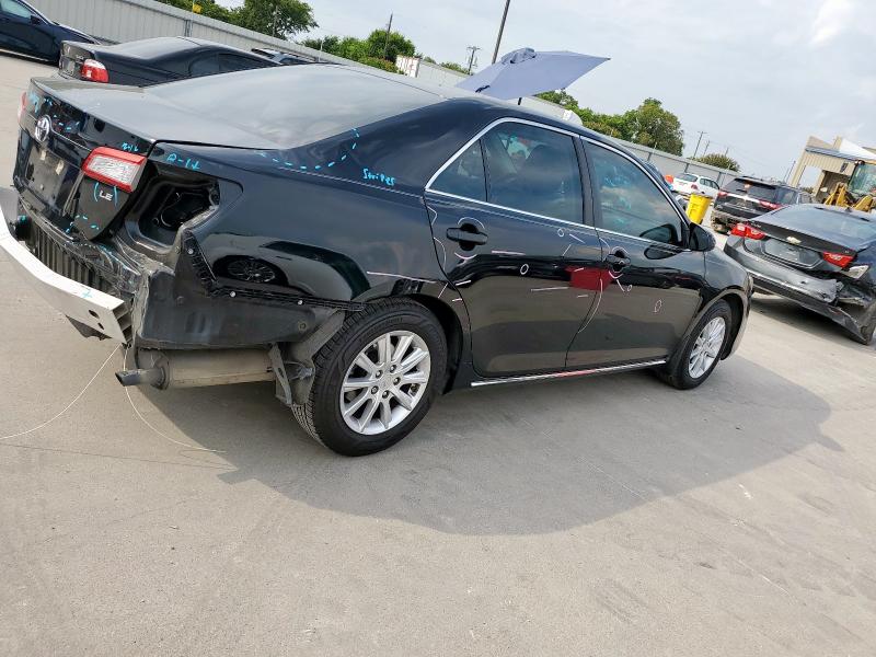 4T4BF1FK8CR188206 - 2012 TOYOTA CAMRY BASE BLACK photo 3