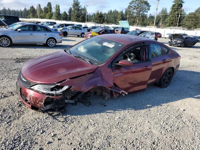 1C3CCCBB7FN731013 - 2015 CHRYSLER 200 S MAROON photo 1