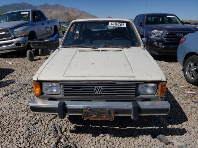 1VWGG917XBV084910 - 1981 VOLKSWAGEN RABBIT LS DELUXE WHITE photo 5