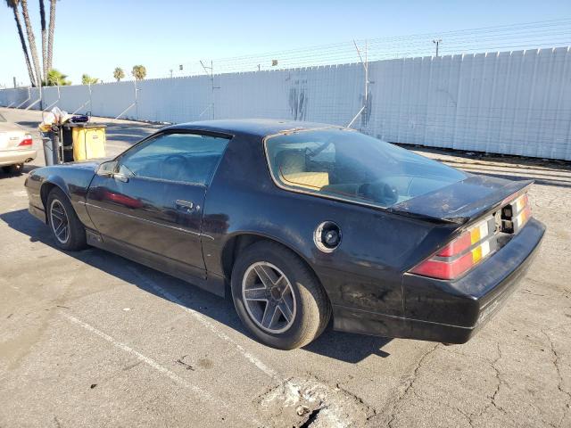 1G1FP21S9HL143923 - 1987 CHEVROLET CAMARO BLACK photo 2