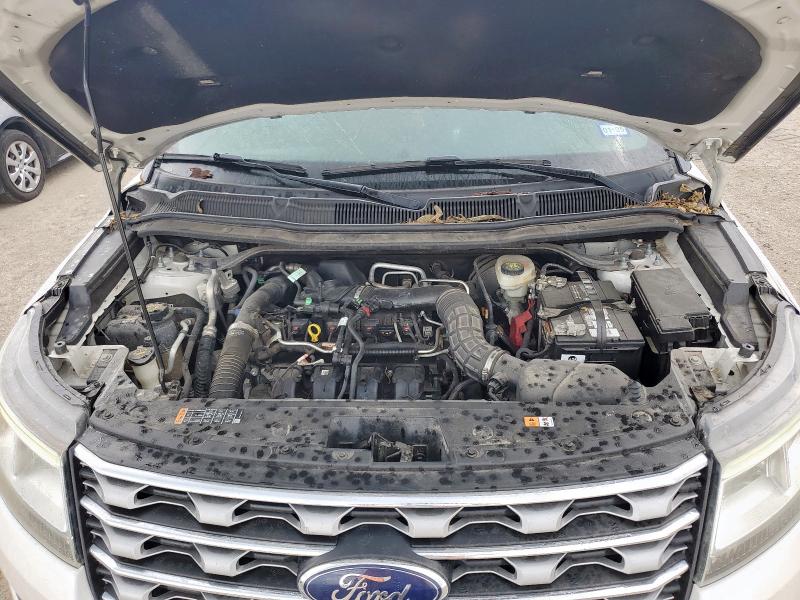 1FM5K7FH0HGA11021 - 2017 FORD EXPLORER LIMITED WHITE photo 12