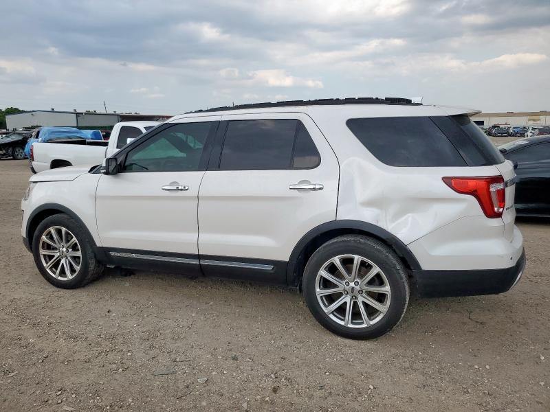 1FM5K7FH0HGA11021 - 2017 FORD EXPLORER LIMITED WHITE photo 2