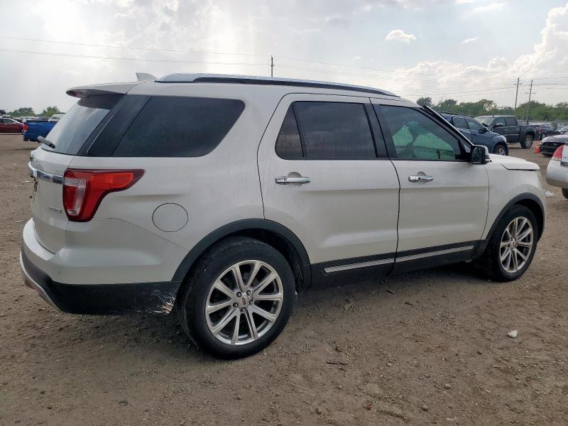 1FM5K7FH0HGA11021 - 2017 FORD EXPLORER LIMITED WHITE photo 3