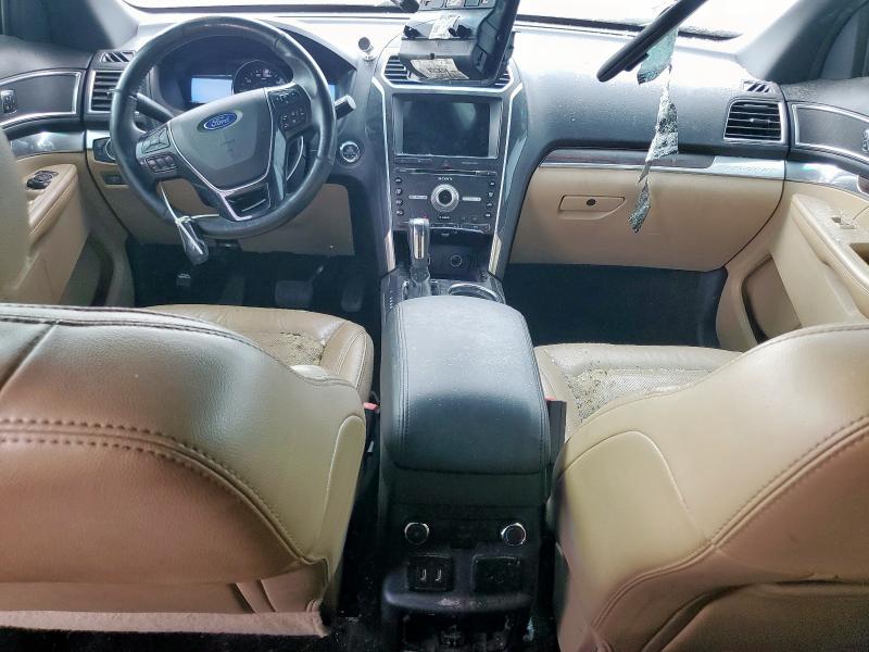 1FM5K7FH0HGA11021 - 2017 FORD EXPLORER LIMITED WHITE photo 8