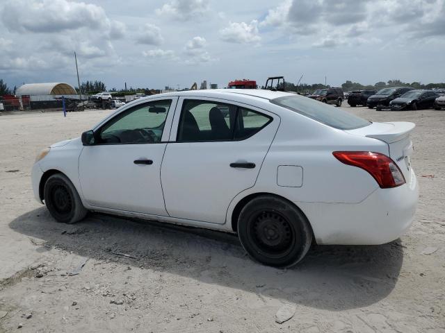 3N1CN7AP9EL811442 - 2014 NISSAN VERSA S WHITE photo 2