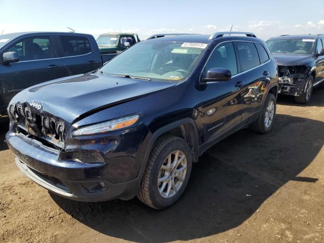 1C4PJMCS0EW183436 - 2014 JEEP CHEROKEE LATITUDE BLUE photo 1