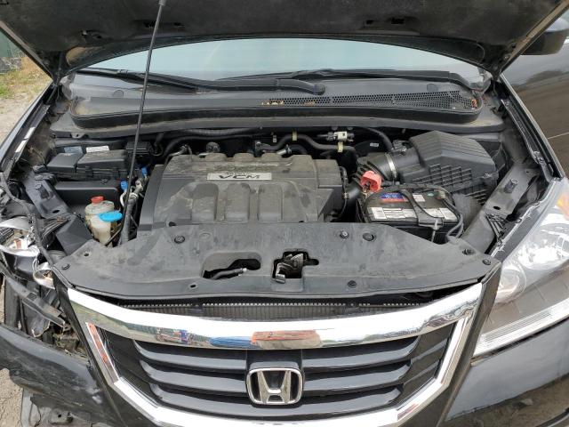 5FNRL3H6XAB090141 - 2010 HONDA ODYSSEY EXL BLACK photo 12