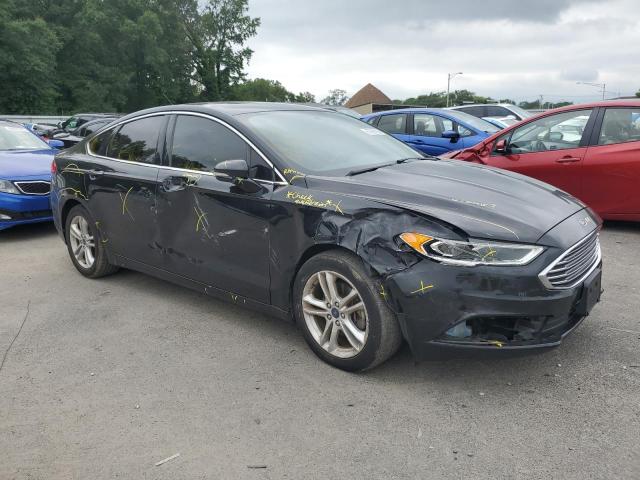 3FA6P0HD2JR156660 - 2018 FORD FUSION SE 黑色 照片 4