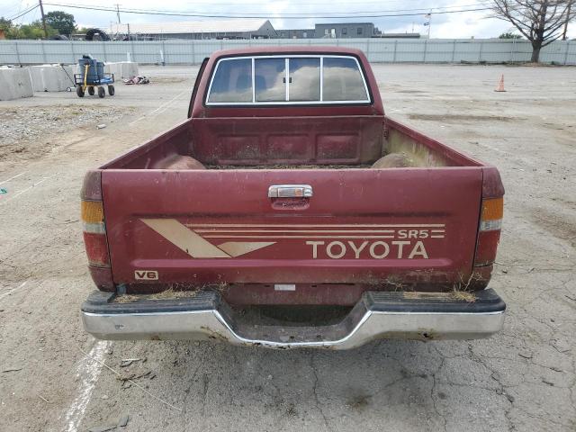 JT4VN93GXK0005794 - 1989 TOYOTA PICKUP 1/2 TON EXTRA LONG WHEELBASE SR5 MAROON photo 6