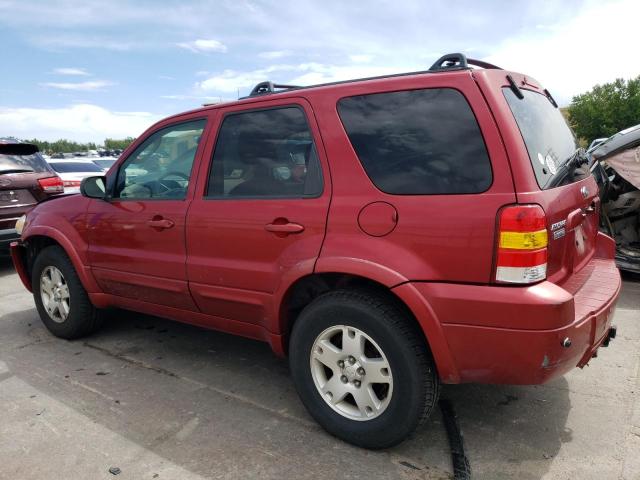 1FMCU94166KA97660 - 2006 FORD ESCAPE LIMITED RED photo 2