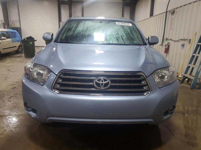 JTEES43A682025878 - 2008 TOYOTA HIGHLANDER SPORT BLUE photo 5