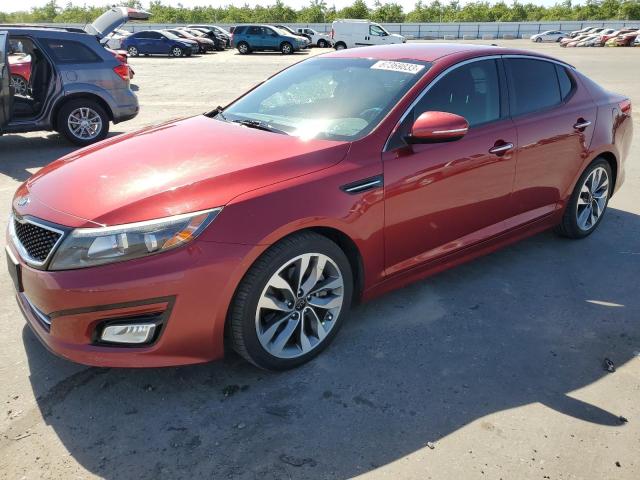 5XXGR4A76FG383103 - 2015 KIA OPTIMA SX RED photo 1