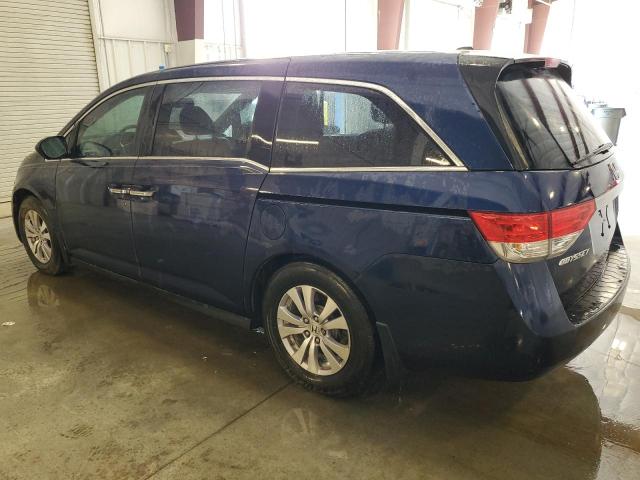 5FNRL5H69GB076557 - 2016 HONDA ODYSSEY EXL BLUE photo 2