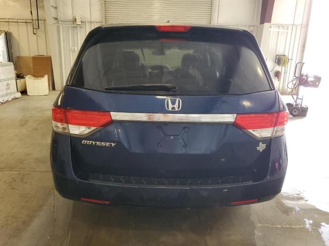 5FNRL5H69GB076557 - 2016 HONDA ODYSSEY EXL BLUE photo 6