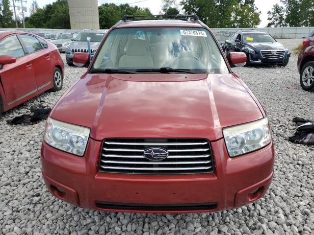 JF1SG65688H719228 - 2008 SUBARU FORESTER 2.5X PREMIUM RED photo 5