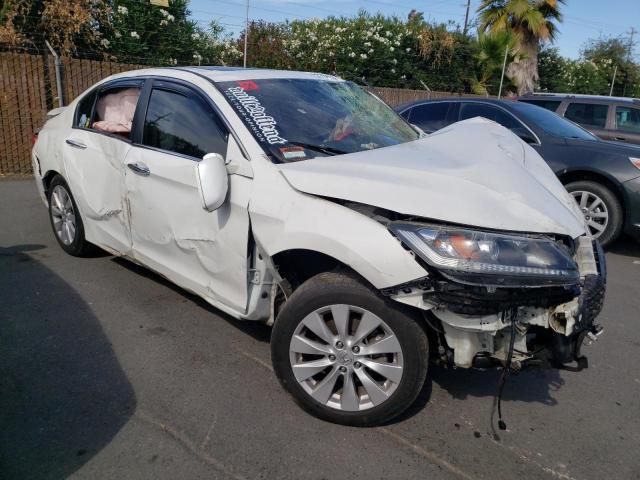 1HGCR2F71EA060116 - 2014 HONDA ACCORD EX WHITE photo 4