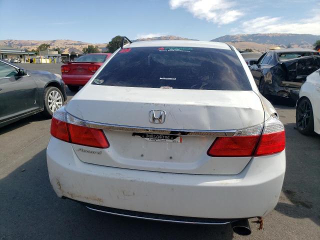 1HGCR2F71EA060116 - 2014 HONDA ACCORD EX WHITE photo 6