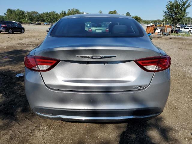 1C3CCCAB3FN655792 - 2015 CHRYSLER 200 LIMITED SILVER photo 6
