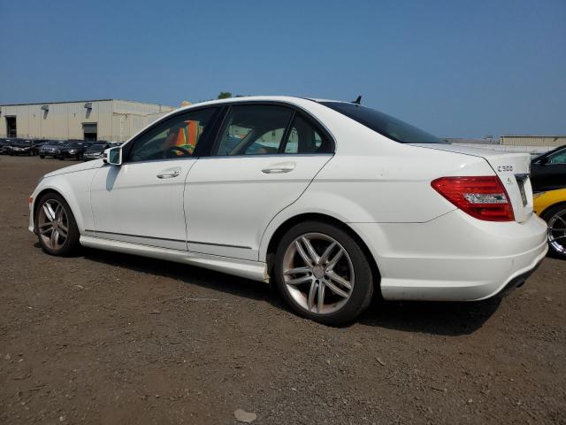 WDDGF8AB3DR258290 - 2013 MERCEDES-BENZ C 300 4MATIC WHITE photo 2