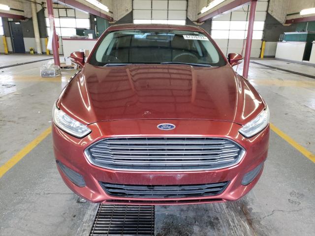 3FA6P0H75ER328518 - 2014 FORD FUSION SE BURGUNDY photo 5