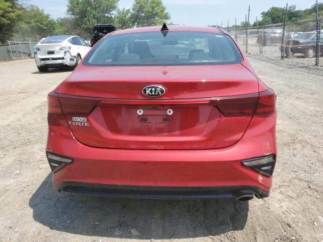 3KPF24AD2KE043990 - 2019 KIA FORTE FE RED photo 6