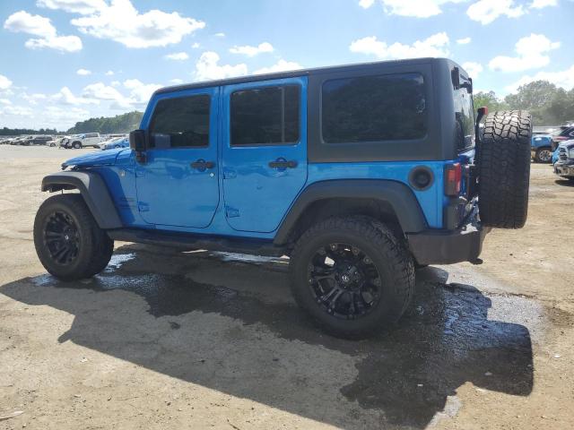 1C4BJWDG5GL268096 - 2016 JEEP WRANGLER U SPORT BLUE photo 2