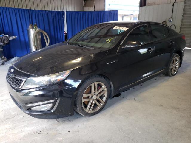 5XXGR4A67DG107064 - 2013 KIA OPTIMA SX BLACK photo 1