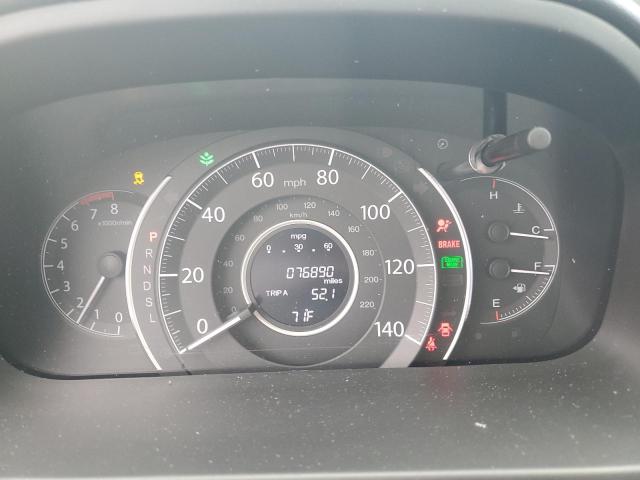 2HKRM3H71GH556801 - 2016 HONDA CR-V EXL GRAY photo 9