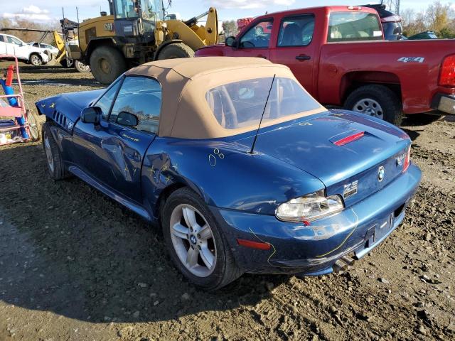 WBACN33411LM01651 - 2001 BMW Z3 2.5 BLUE photo 2