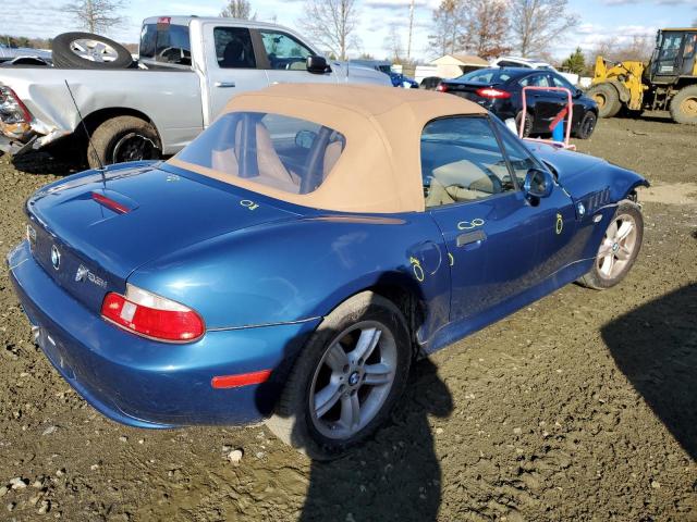 WBACN33411LM01651 - 2001 BMW Z3 2.5 BLUE photo 3