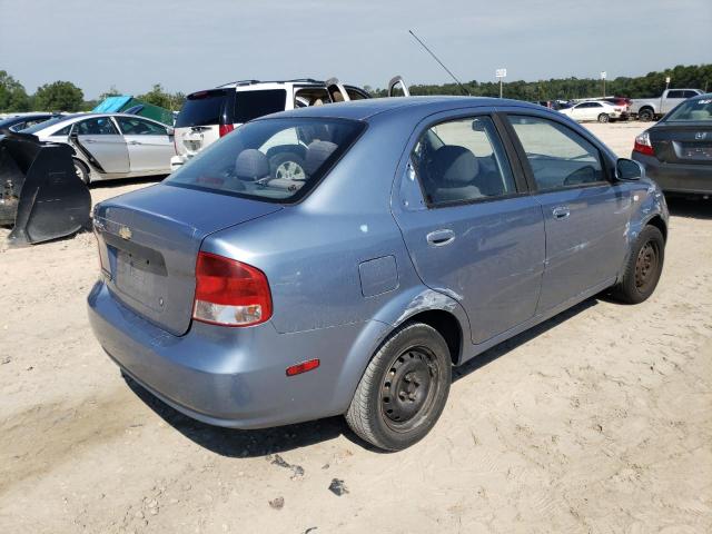 KL1TD56606B580672 - 2006 CHEVROLET AVEO BASE BLUE photo 3