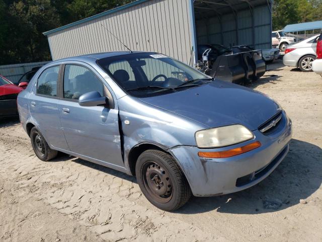 KL1TD56606B580672 - 2006 CHEVROLET AVEO BASE BLUE photo 4