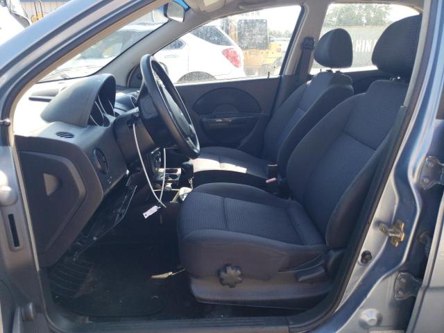 KL1TD56606B580672 - 2006 CHEVROLET AVEO BASE BLUE photo 7