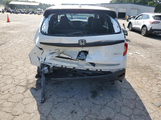 5FNYF8H58MB011982 - 2021 HONDA PASSPORT EXL WHITE photo 6