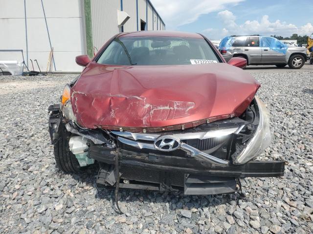 5NPEC4ABXBH317861 - 2011 HYUNDAI SONATA SE BURGUNDY photo 5