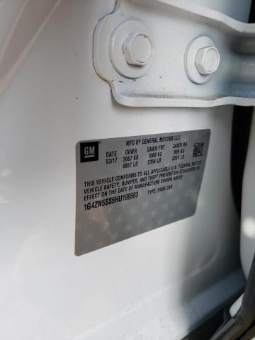 1G4ZN5SS5HU199583 - 2017 BUICK LACROSSE PREFERRED WHITE photo 12