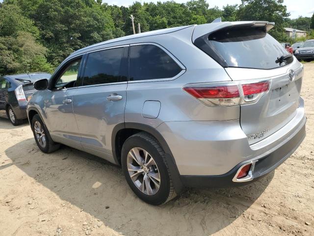 5TDJKRFH2FS163545 - 2015 TOYOTA HIGHLANDER XLE SILVER photo 2