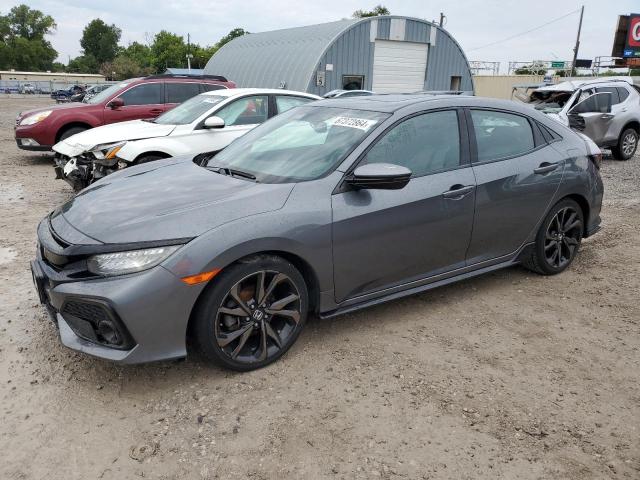 SHHFK7H97HU231229 - 2017 HONDA CIVIC SPORT TOURING GRAY photo 1