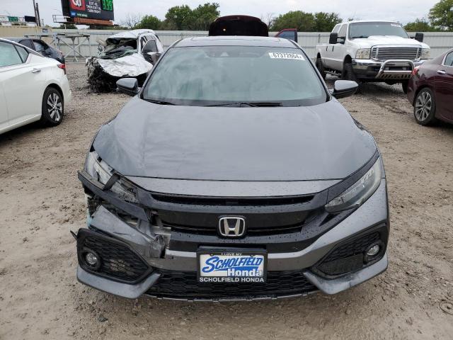 SHHFK7H97HU231229 - 2017 HONDA CIVIC SPORT TOURING GRAY photo 5